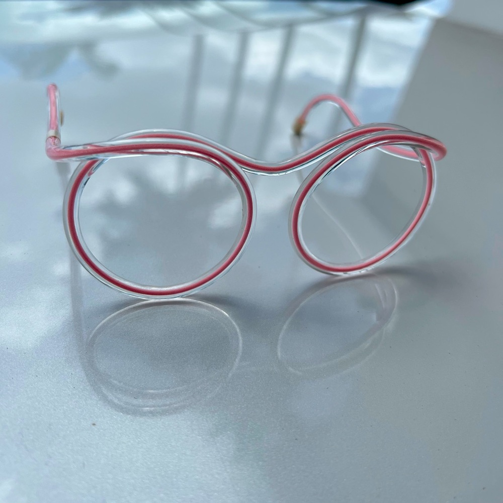 See through pink Sunglasses